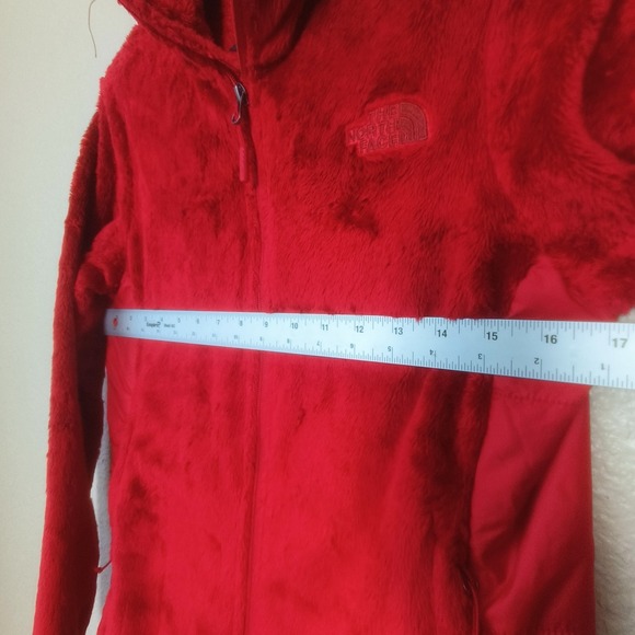 The North Face Tech-Osito full-zip fleece jacket, Rambutan Pink/Red women's sz S - Picture 3 of 10